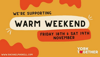 Donations needed for York Warm Weekend event – 18 & 19 November