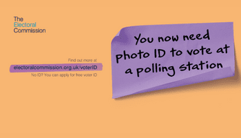 Voter ID Information for staff and volunteers ahead of local elections on 4 May