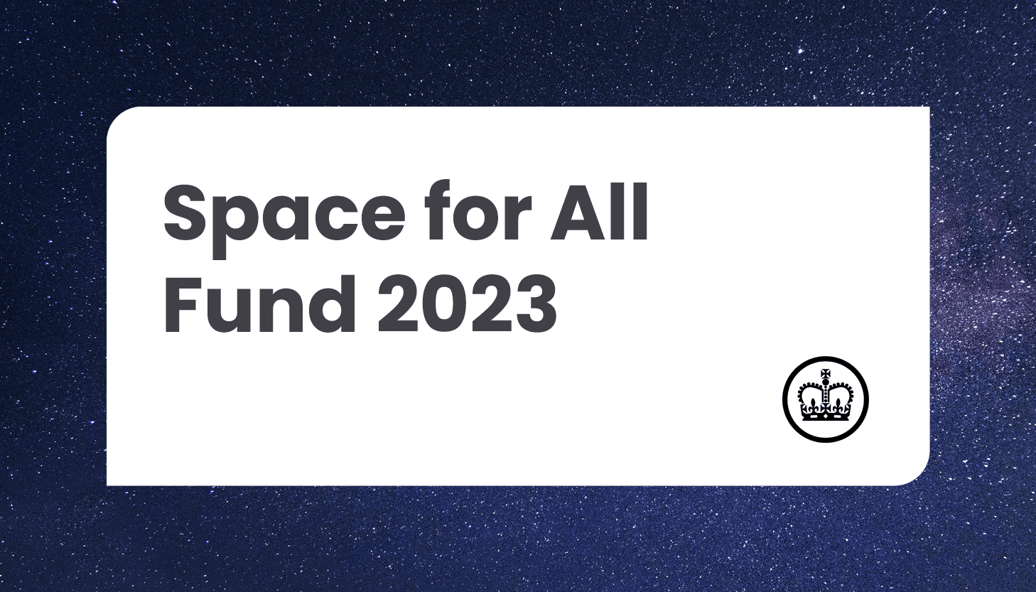 Space for All Fund 2023 – Closing date 27 October