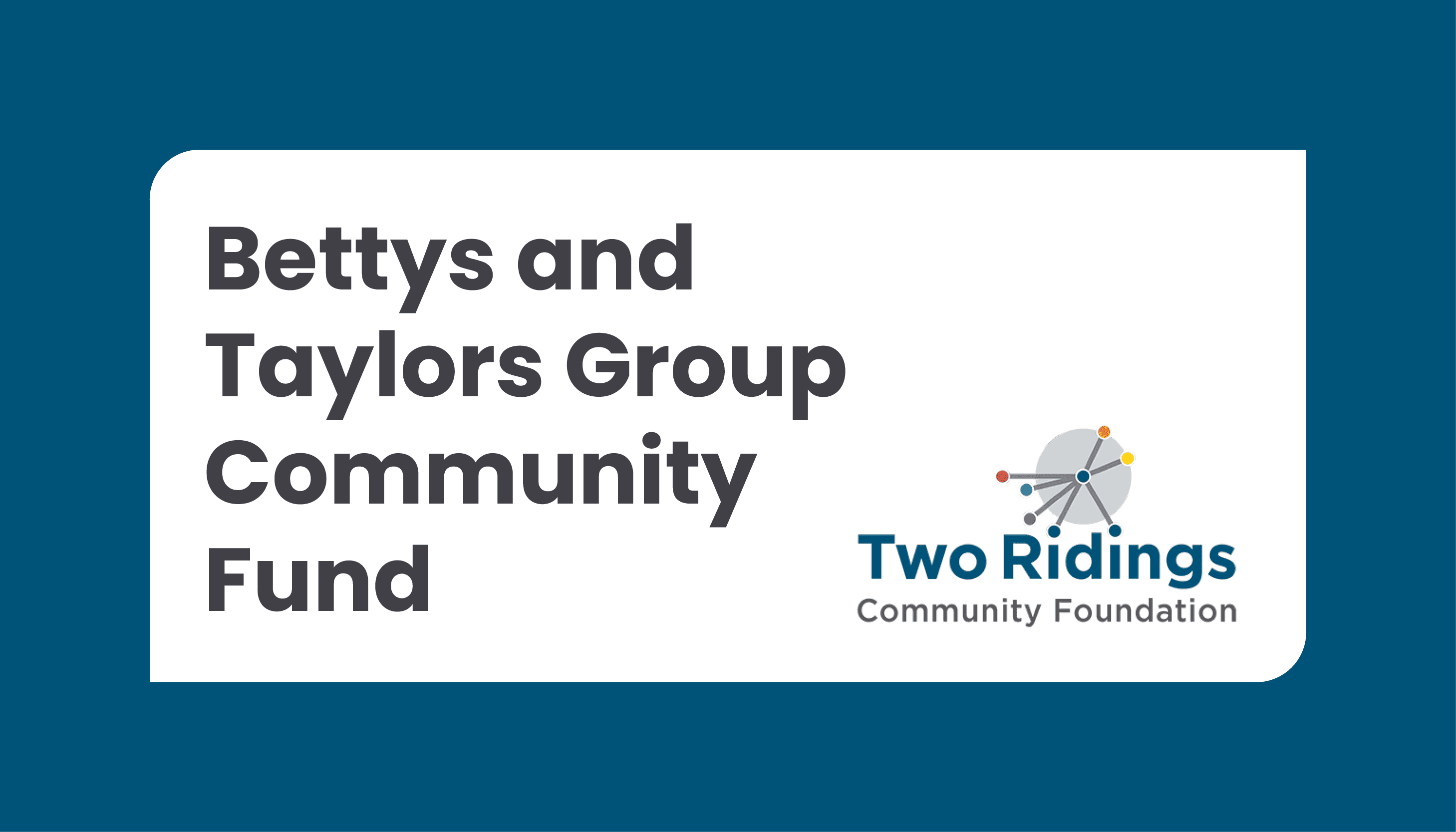 Bettys and Taylors Group Community Fund: Closing date 17 March