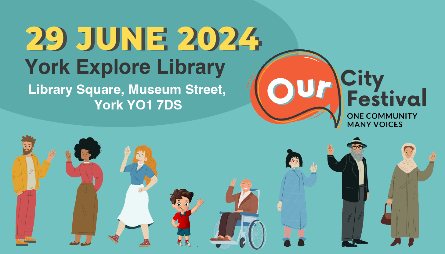 Get involved at this year’s Our City Festival 2024 – Our Stories, Our York