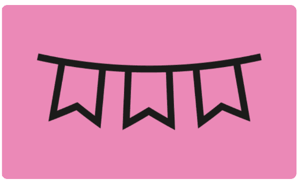 Bunting Decorative image of bunting
