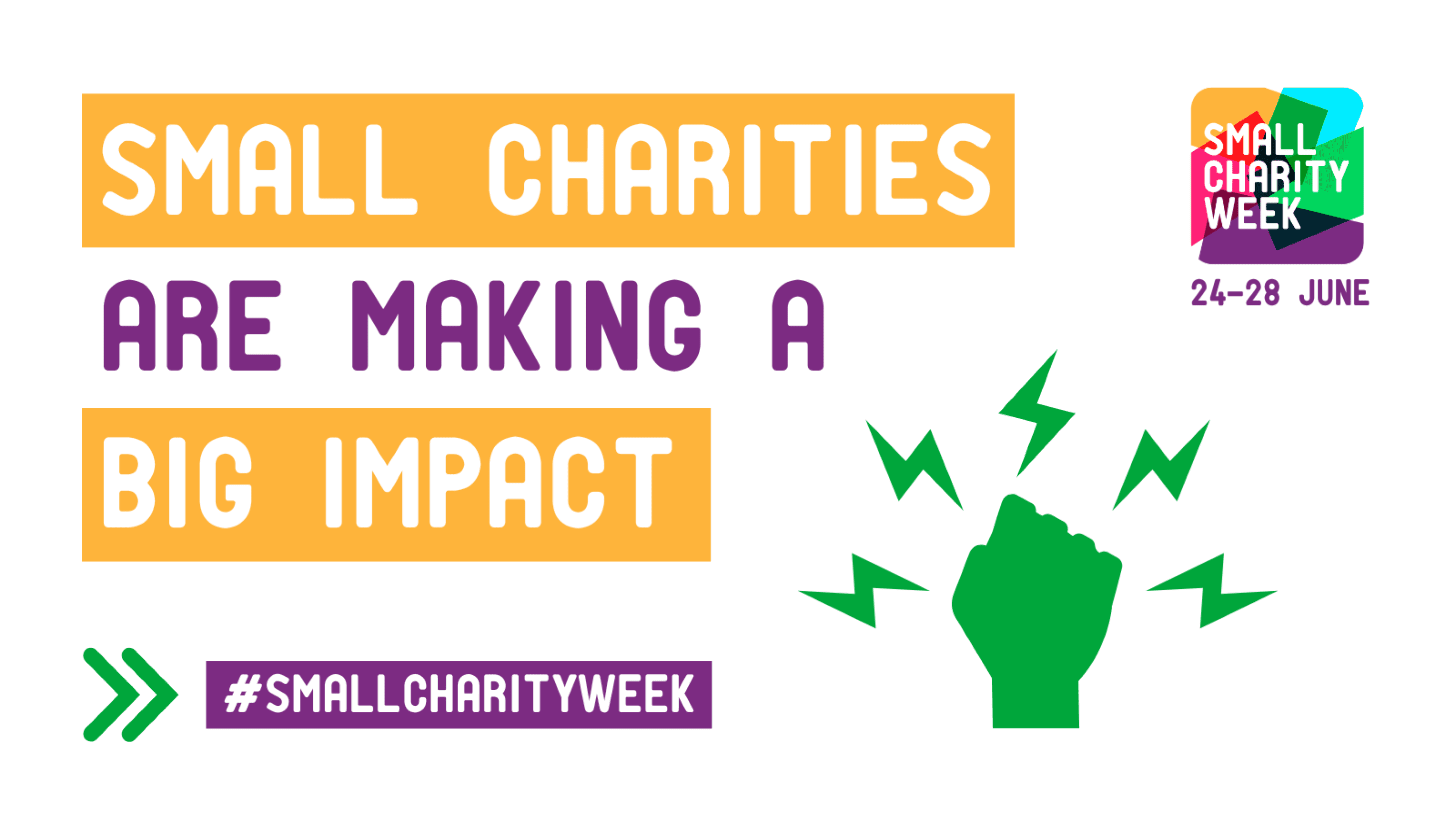 Small Charity Week is happening 24 – 28 June, find out how your organisation can be involved