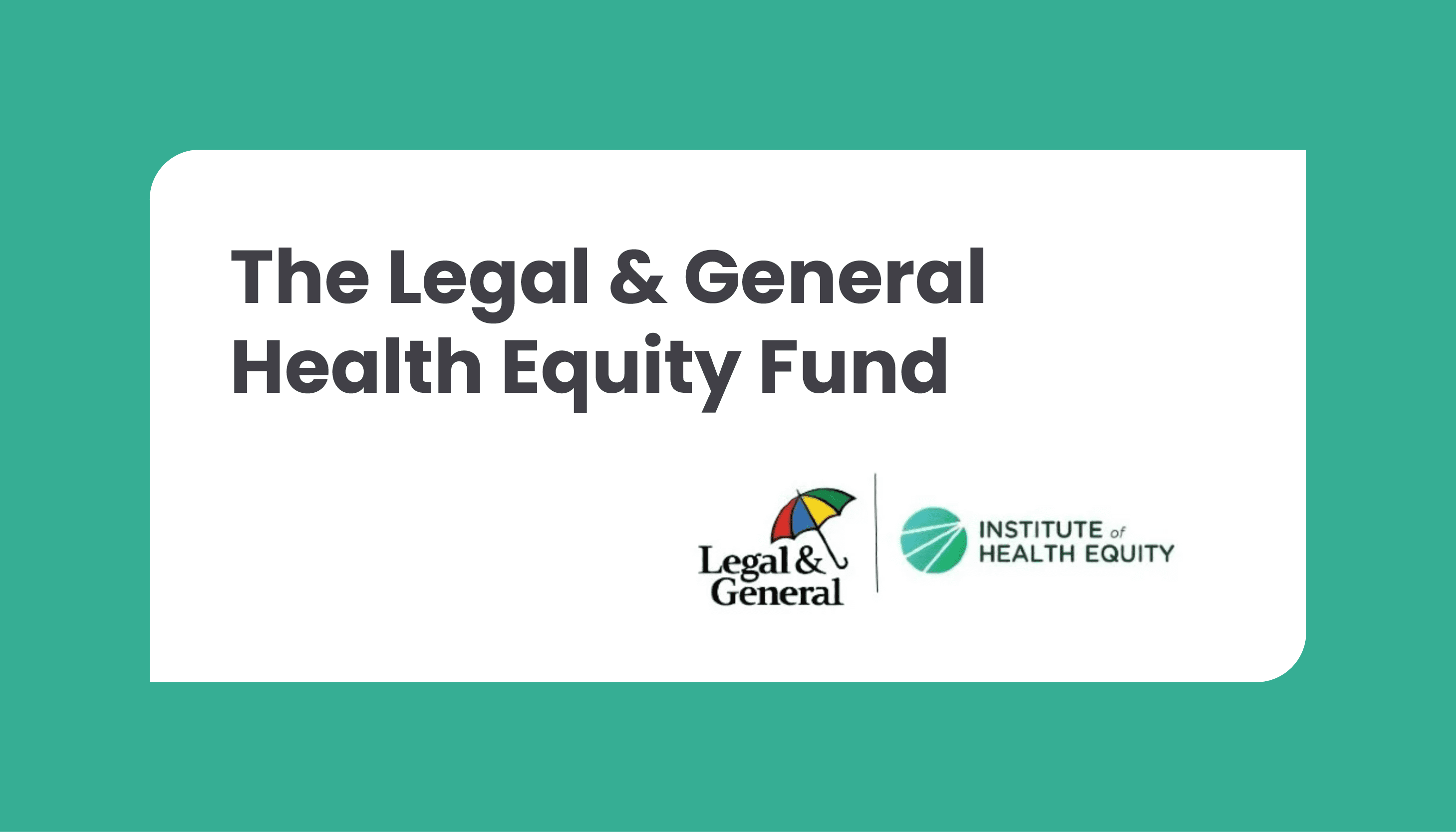 The Legal & General Health Equity Fund: Expression of interest closing date 6 September
