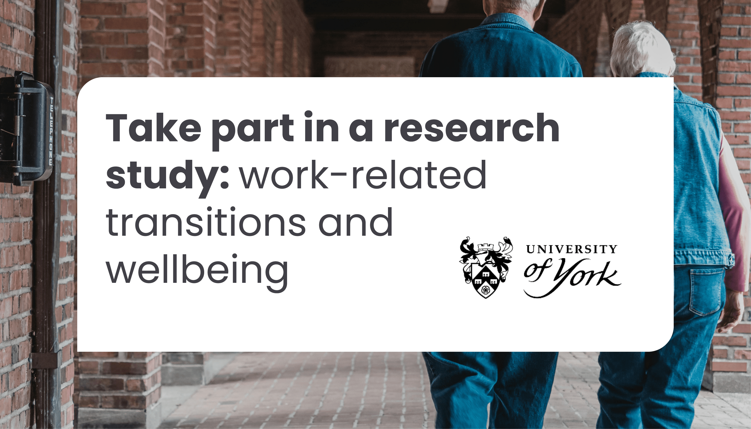 Participate in a PhD research study focusing on work-related transitions and wellbeing
