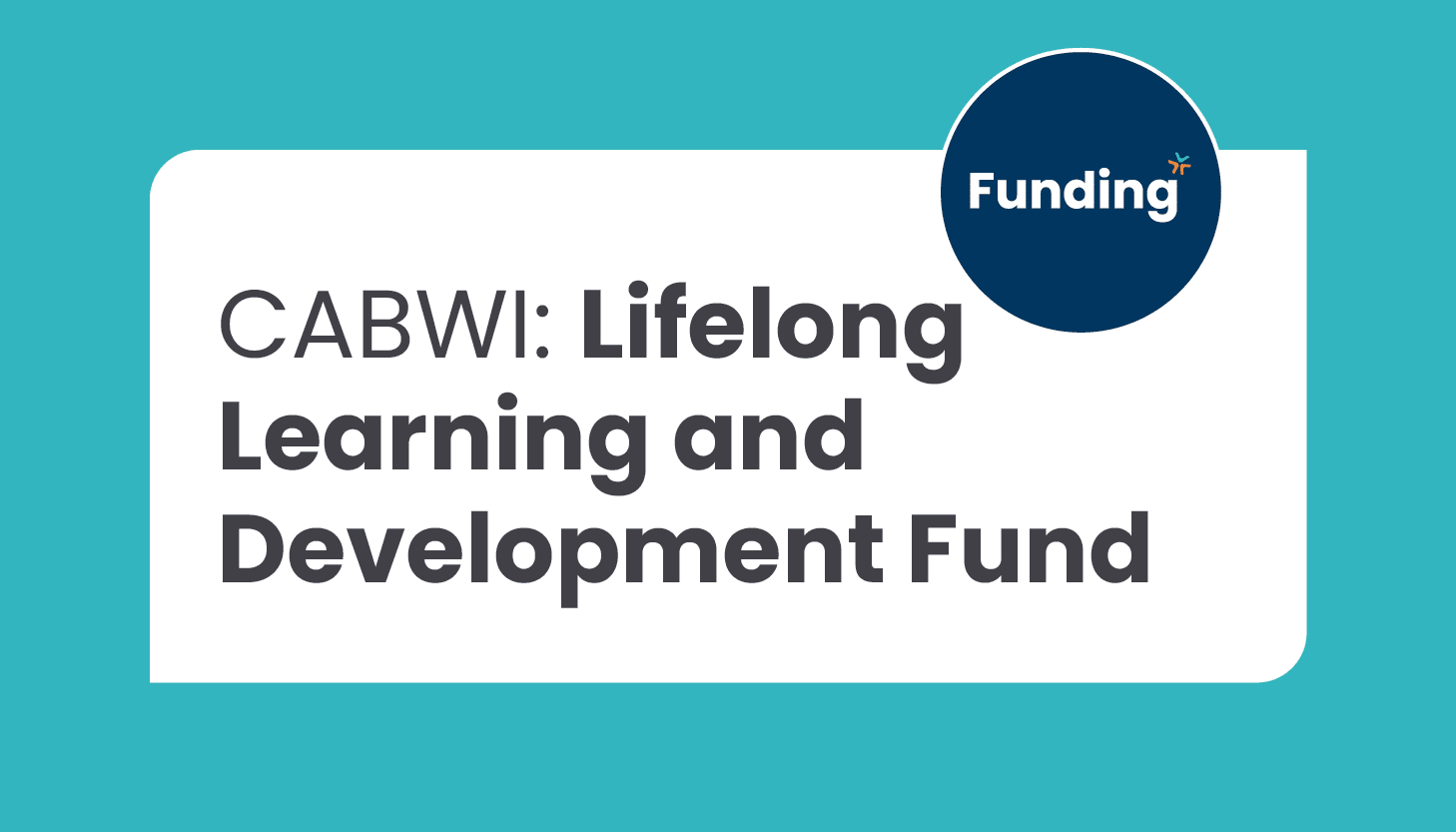CABWI: Lifelong Learning and Development Fund: Closing date 3 February