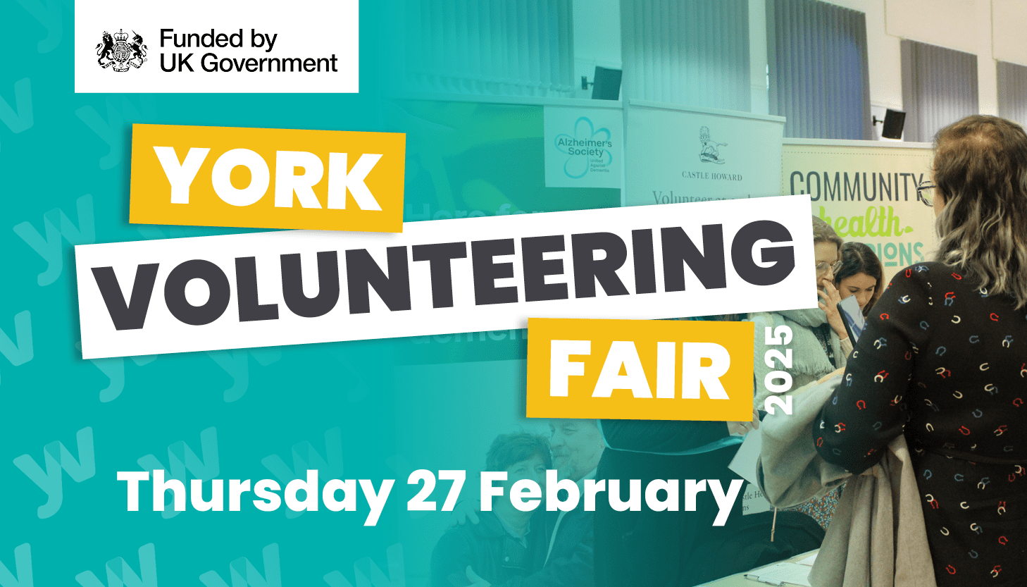 Discover your next opportunity to make a difference at the York Volunteering Fair 2025