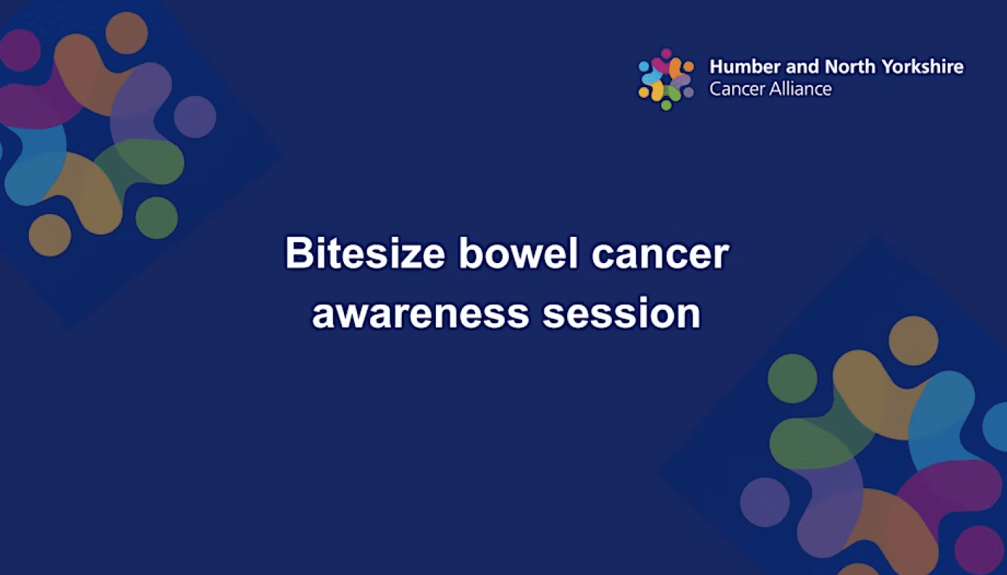 Webinar: Bitesize awareness sessions for Bowel Cancer