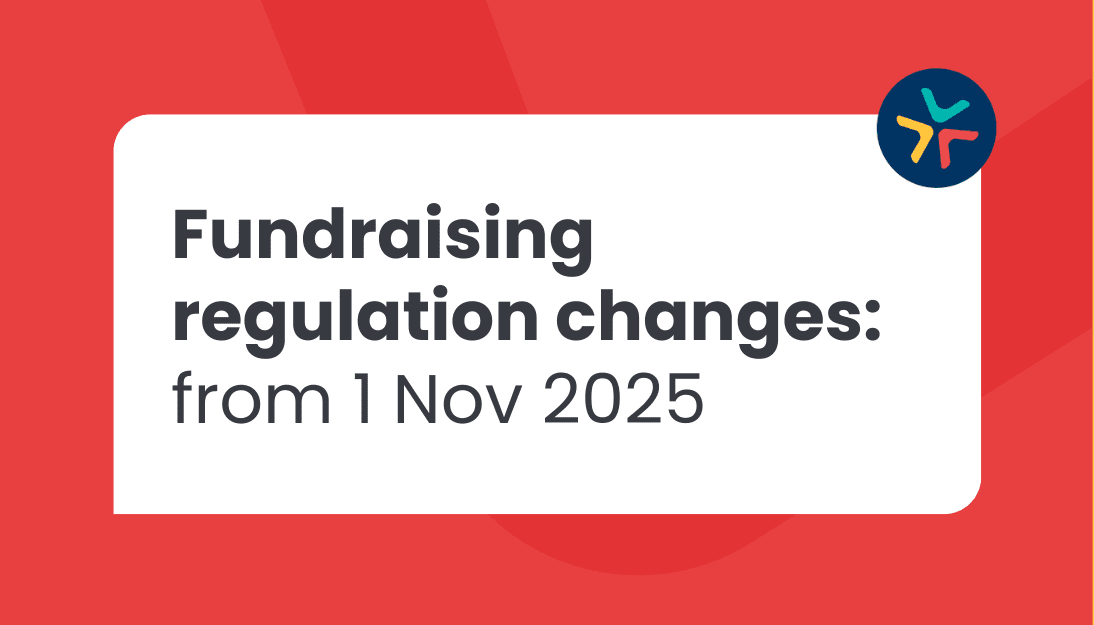 Fundraising regulation changes from 1 November 2025