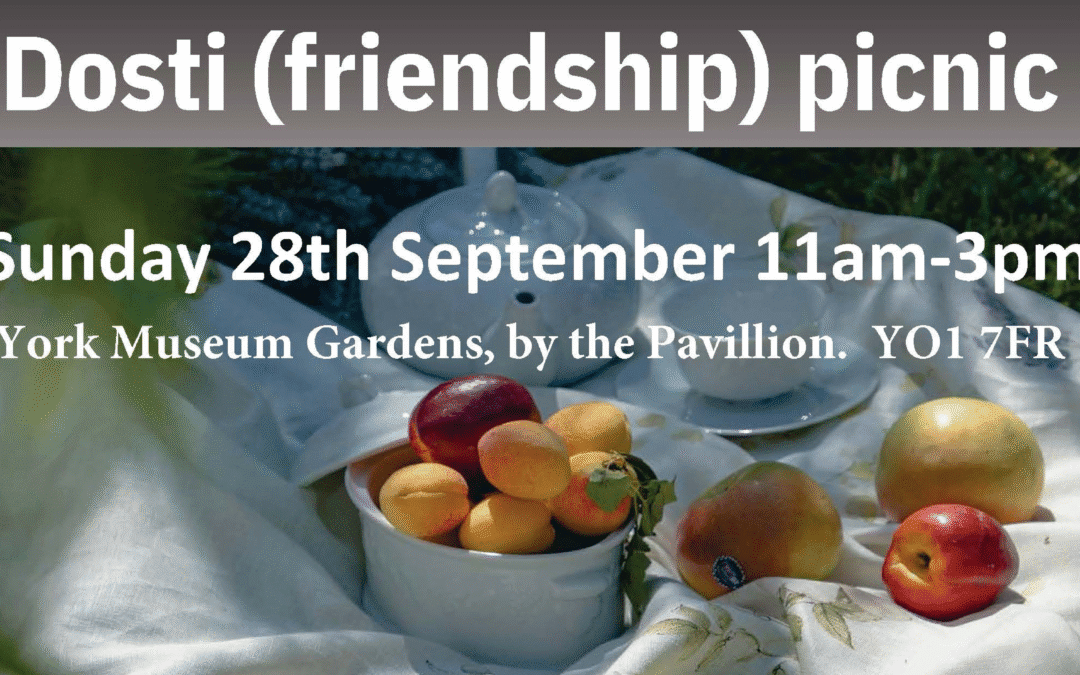 Dosti (Friendship) Picnic – Sunday 28 September