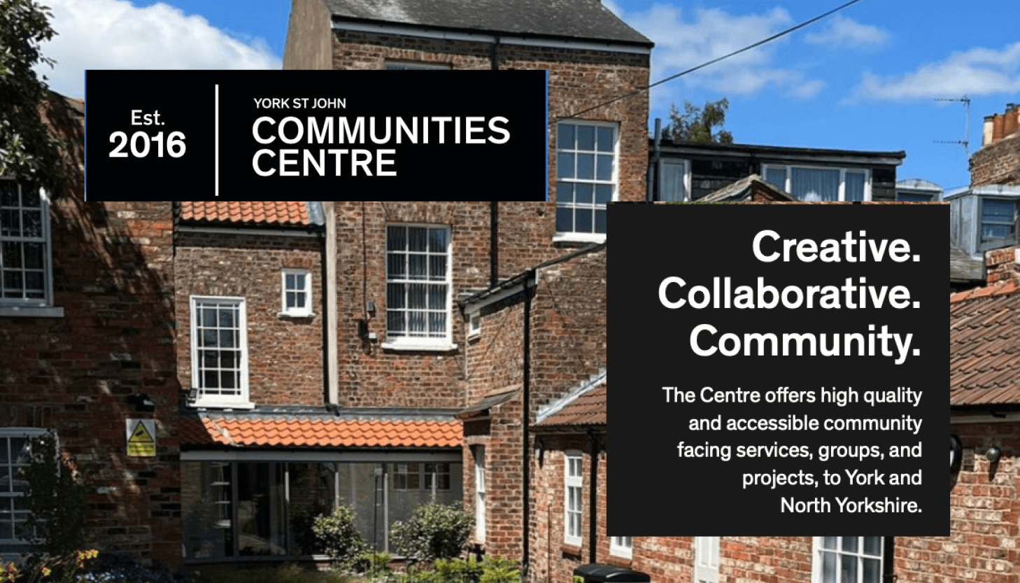 Supporting wellbeing through community connection at York St John