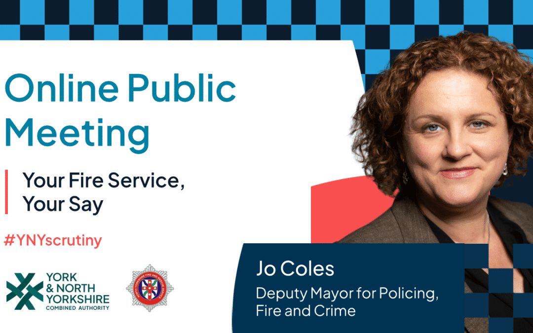 “Your Fire Service, Your Say” – Jo Coles, Deputy Mayor for Policing, Fire and Crime, to host online public meeting