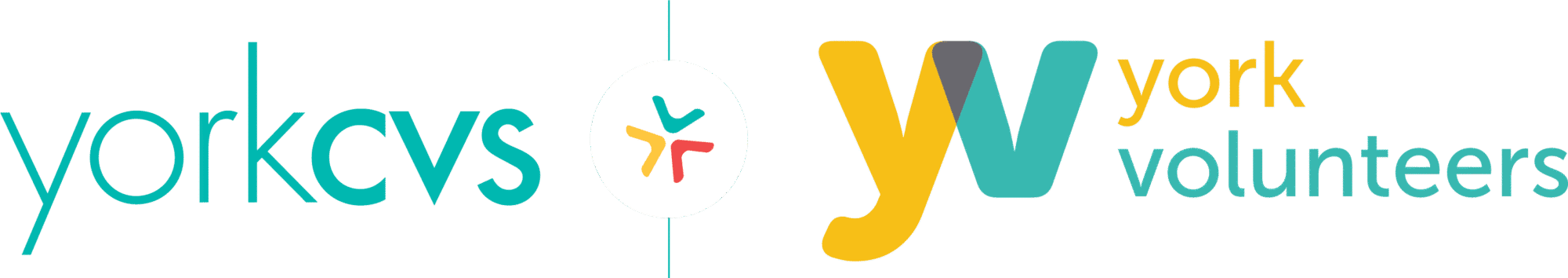 Logos for York CVS and York Volunteers Centre.