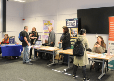 Group photo of stands together