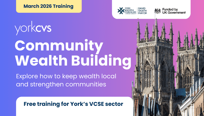 VCSE Workshop – Community Wealth Building – 25 March