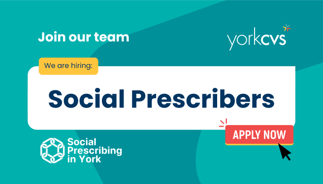 Join our team as a Social Prescriber – We’re hiring for various roles
