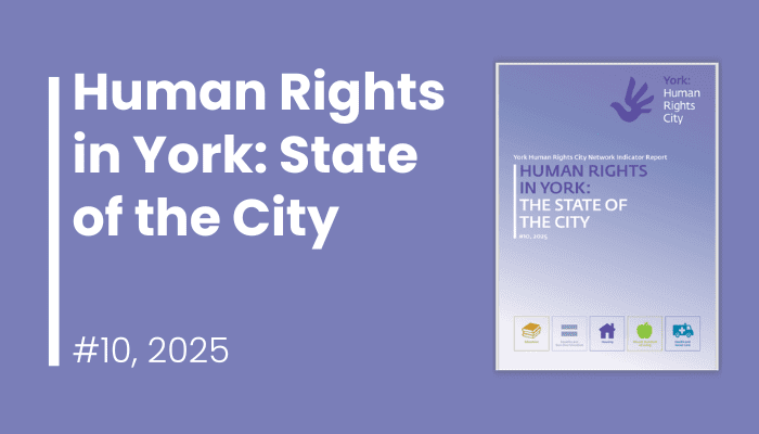 ‘State of the City’ Annual Indicator Report on Human Rights in York i now available