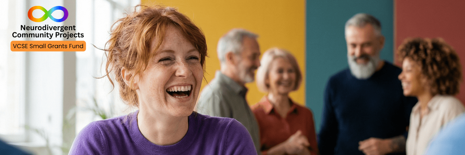 Woman with red hair smiling 