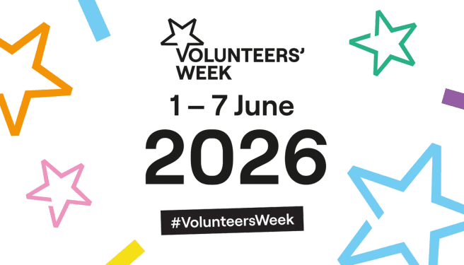 GET INVOLVED – Join events taking place during Volunteers’ Week 1 – 7 June 2026