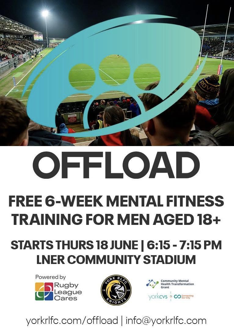 Offload - free 6 week mental fitness training for men aged 18+