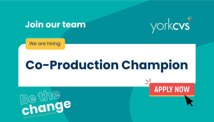 We’re recruiting: Co-Production Champion