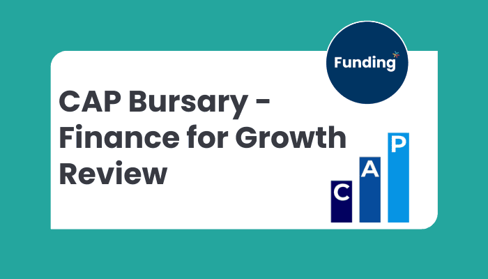 VCSE Funding: CAP Bursary Programme – Finance for Growth Review