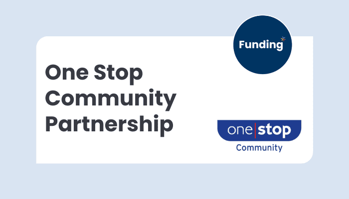 VCSE Funding: One Stop Community Partnership